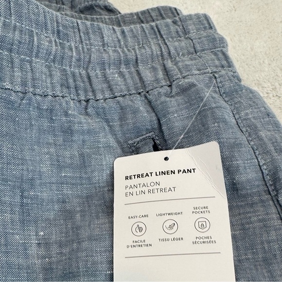 NWT Athleta Retreat Linen Pant size 12 - Picture 4 of 11